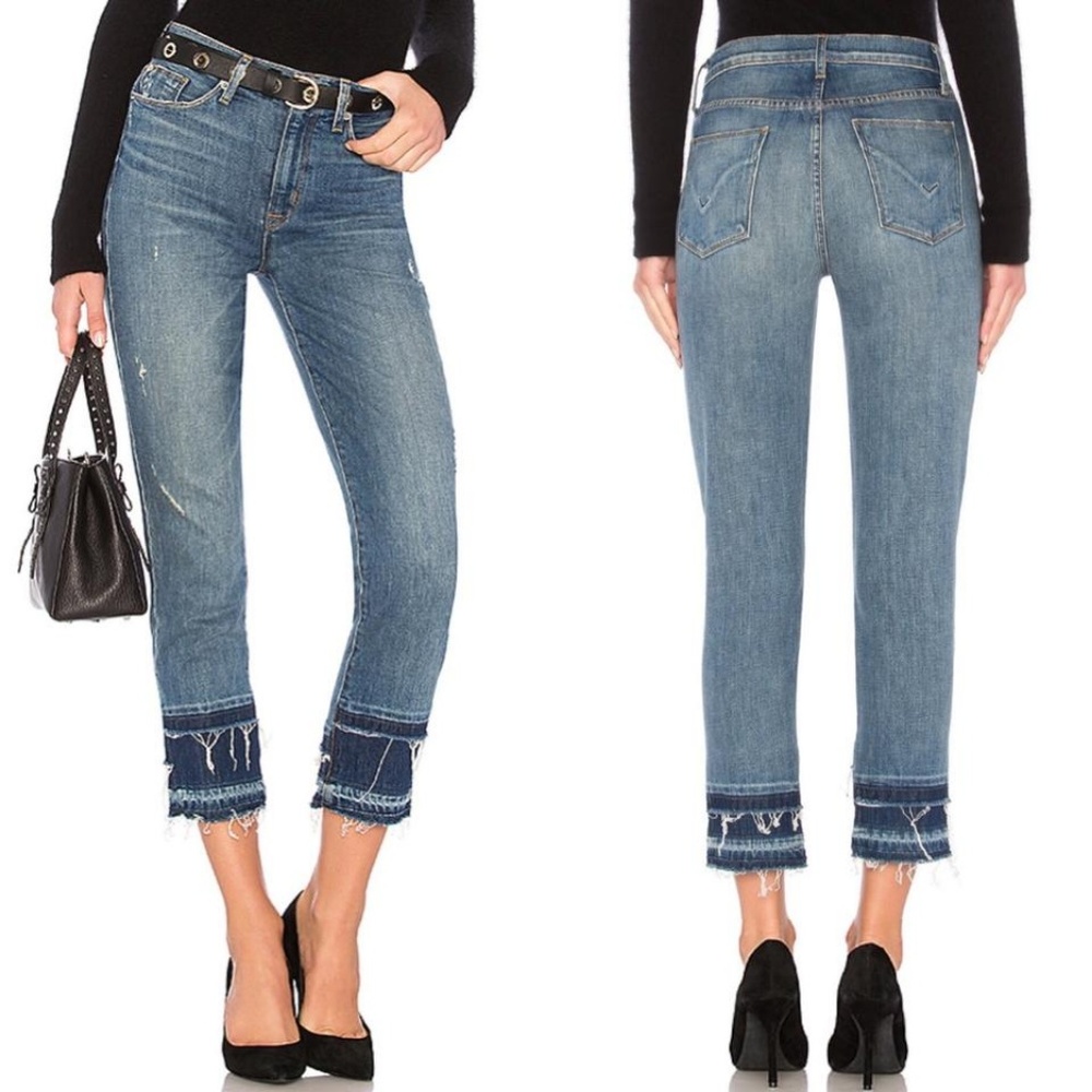 NEW Hudson Zoeey High Rise Straight Crop Jeans 25